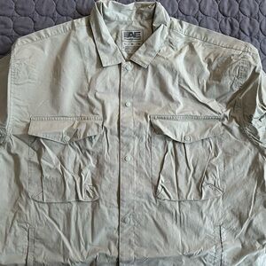 American Eagle Outfitters Men's Light Khaki Shirt Jacket